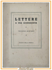 Lettere una sconosciuta - lettere, di