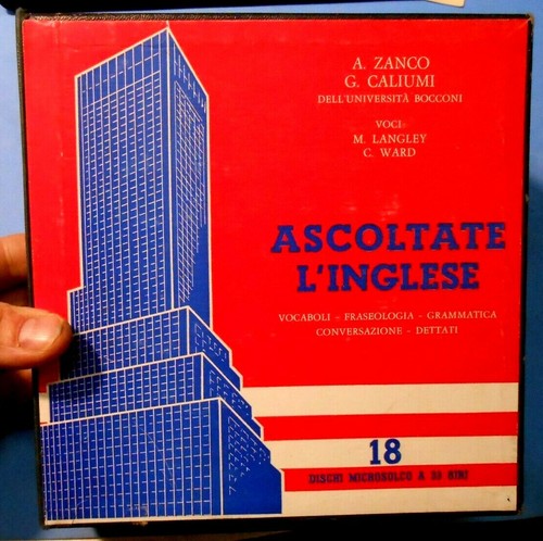 Cofanetto dischi vinile 33 - 18,