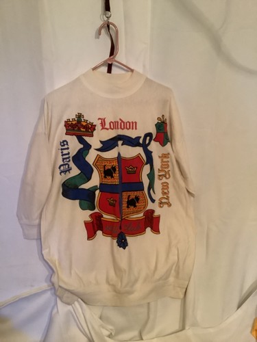 Felpa vintage parigi - felpa, '80