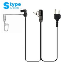 Cuffie auricolari microfono per tubo acustico aria ICOM IC-V8 IC-V82 Cobra Vertex VX-200