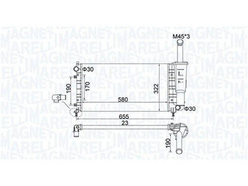 Magneti marelli radiatore - marelli,