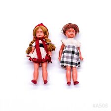 2x Zelluloid Puppen für die