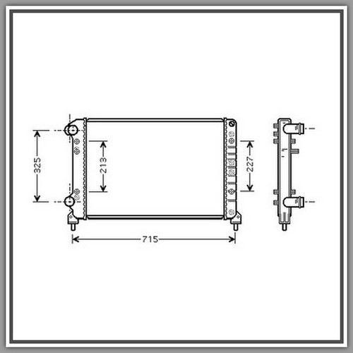 Radiatore fiat doblo - radiatore,