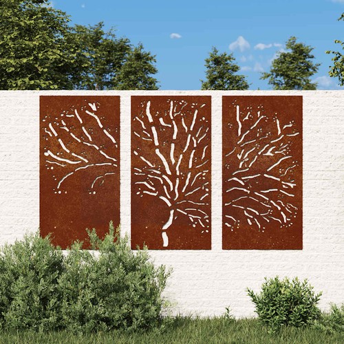 Decorazioni muro giardino 3pz - giardino,