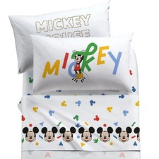 Completo letto UNA PIAZZA Caleffi  Disney Art. Mickey Colors N°168