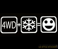 Adesivo 4wd 4 ruote motrici
