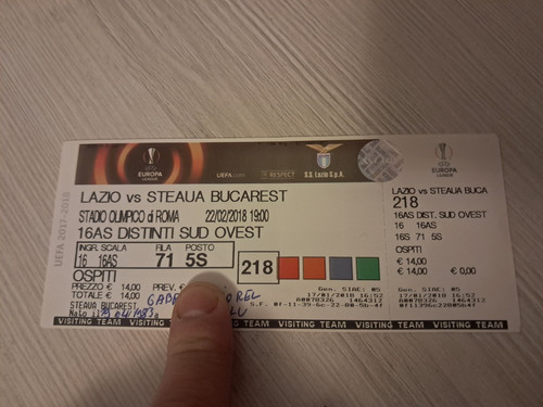 Raro biglietto lazio - raro, roma