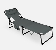 Chaise longue pieghevole da