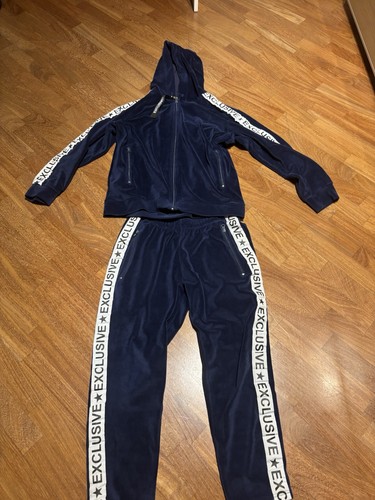 Tuta velluto blu navy - tuta,