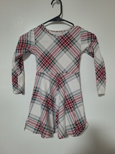 Abito quadri rosso - a,