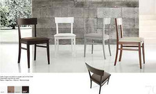 Sedia in legno con seduta