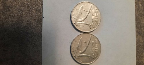 Due rare monete lire - due,