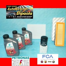 KIT TAGLIANDO ORIGINALE FIAT 500 PANDA 169 312 1.2 BENZINA 44 51 KW SELENIA 5W40