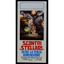 locandina SCONTRI STELLARI guerre star wars trek marjoe gortner munro coate B156
