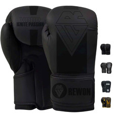 Guantoni boxe rewon - guantoni, black