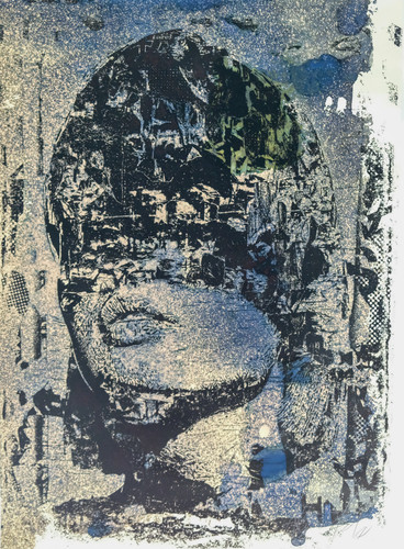 Vhils dusk serigrafia - vhils:,