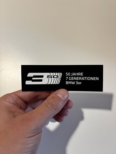 Adesivo sticker bmw - "50, anni