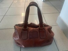 THE BRIDGE BORSA A TRACOLLA DONNA WOMAN BAG  IN PELLE VERA USATA SECONDO MANO