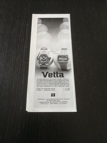1973 vetta orologio - vetta,