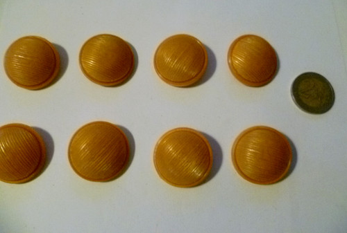 Bottoni plastica vintage - pz,