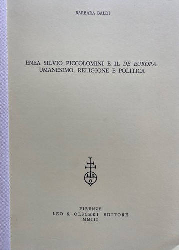 Barbara baldi enea silvio - baldi, ,