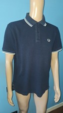 FRED PERRY POLO UOMO COLOR BLU