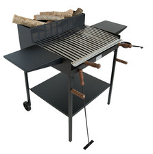 BARBECUE A CARBONE E LEGNA