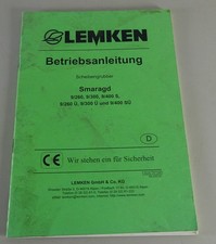 Manuale D'uso | Lemken Erpice A Dischi Smaragd 9/260 | 9/300 | 9/400