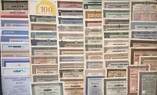 Lotto/collezione: 60 pz titoli
