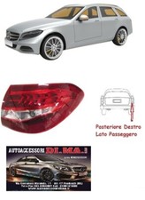 FANALE POSTERIORE DX MERCEDES CLASSE C W205 2014-2021 ESTERNO A LED SW B/ROSSO