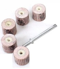 5 RULLI ABRASIVI LAMELLARI Ø