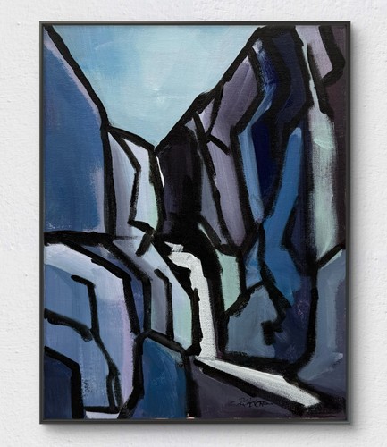 Quadro paesaggio cascata