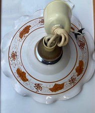 LAMPADARIO IN CERAMICA CON DISEGNI TIPICI ROMAGNOLI