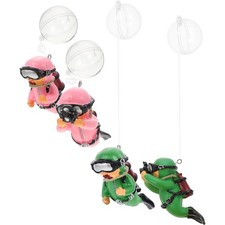  4 pezzi d'acquario mobili