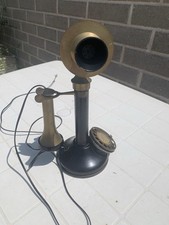 Telefono Antico G E C In Ottone Funzionante Raro Da Collezione