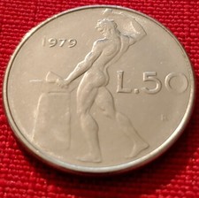Moneta 50 Lire Italia 1979