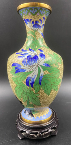Vaso orientale cloisonne - vaso,