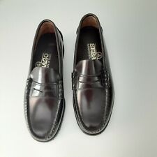 Sebago uomo mocassino Classic in pelle spazzolata bordò e suola in gomma.