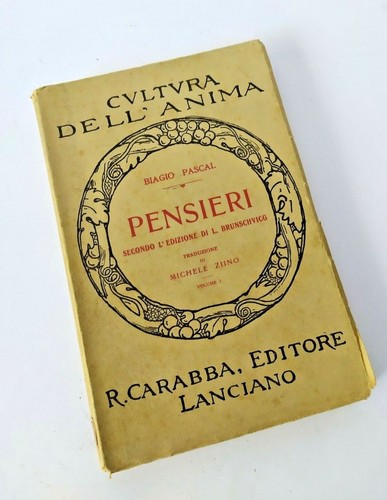 Pensieri biagio pascal - pensieri,