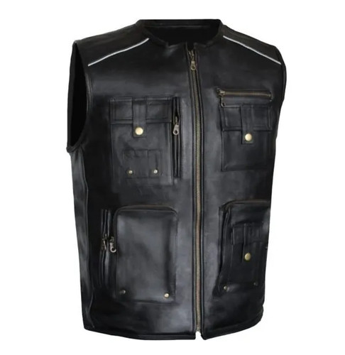 Gilet moto pelle nuovo - moto,