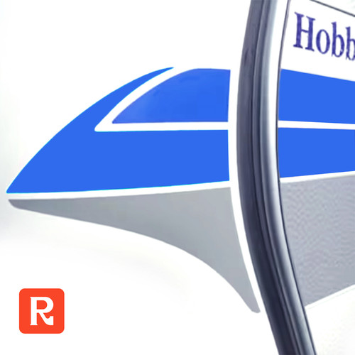 Adesivi hobby camper blu - hobby,