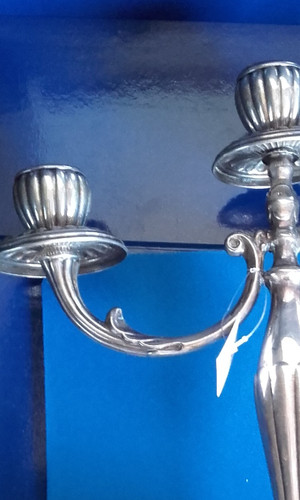 Raffinata coppia candelabri - raffinata, di