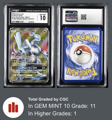 Cgc 2018 pokemon - pokemon, black