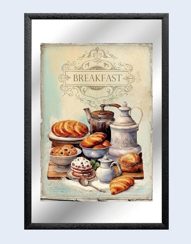 Specchio parete colazione - specchio, da