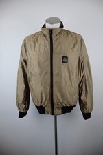 REFRIGIWEAR GIUBBINO UOMO TG L GIACCA MAN JACKET CASUAL VINTAGE NYLON BEIGE