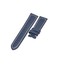 Cinturino orologio pelle blu