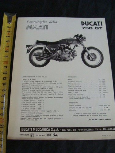 Foglio pubblicitario moto - foglio,