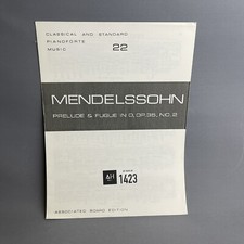 MENDELSSOHN Prelude & Fugue In
