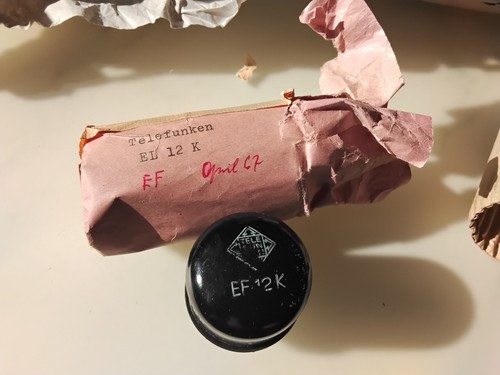 Tubo telefunken ef12 - tubo,