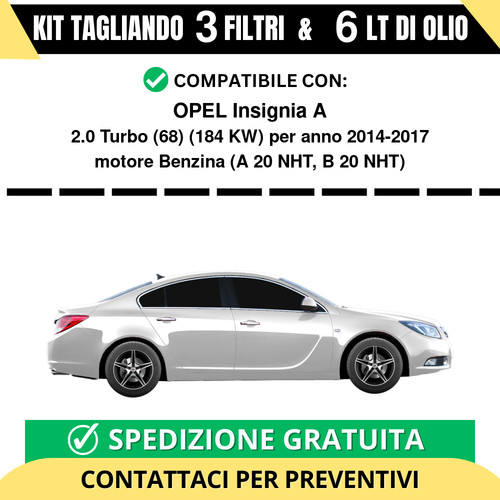 Tagliando per opel - tagliando, insignia